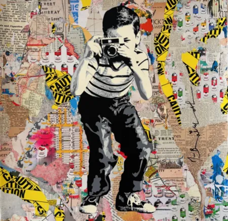 Многоэкземплярное Произведение Mr Brainwash - Smile