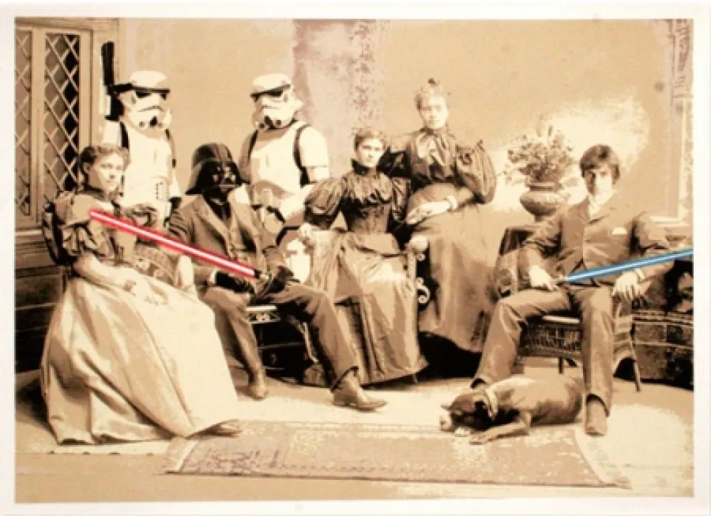 Литография Mr. Brainwash - Star Wars Reunion