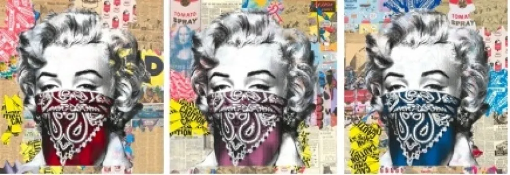 Сериграфия Mr Brainwash - Stay Safe (Unique Set), 2020