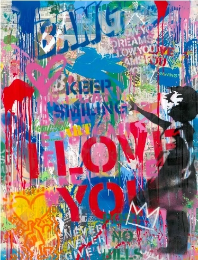 Сериграфия Mr Brainwash - Street Wall, 2020 