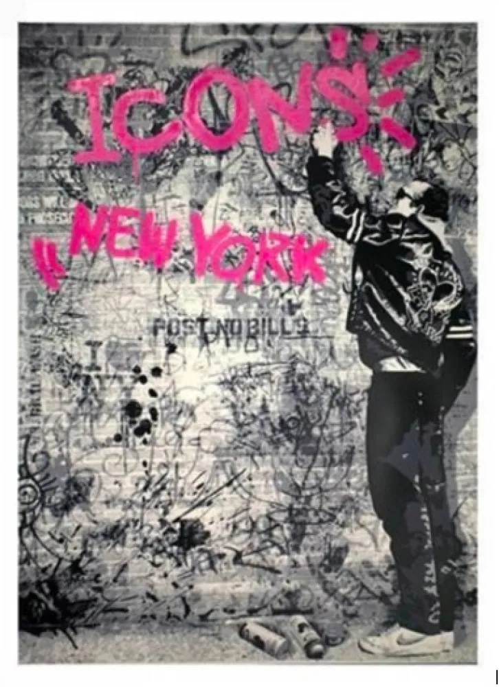 Сериграфия Mr Brainwash - The Wall (Pink), 2012 