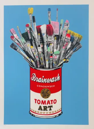 Сериграфия Mr Brainwash - Tomato Pop (Blue)