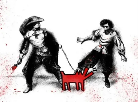 Сериграфия Mr Brainwash - Watch Out! (Large Red)