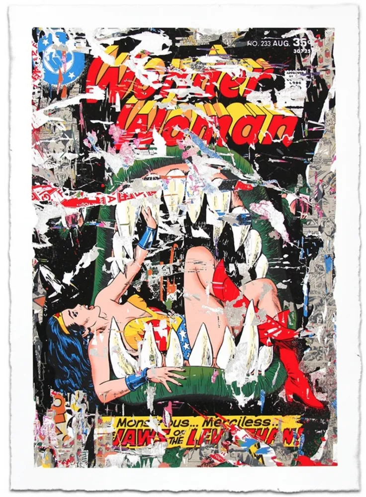 Сериграфия Mr. Brainwash - WONDER WOMAN