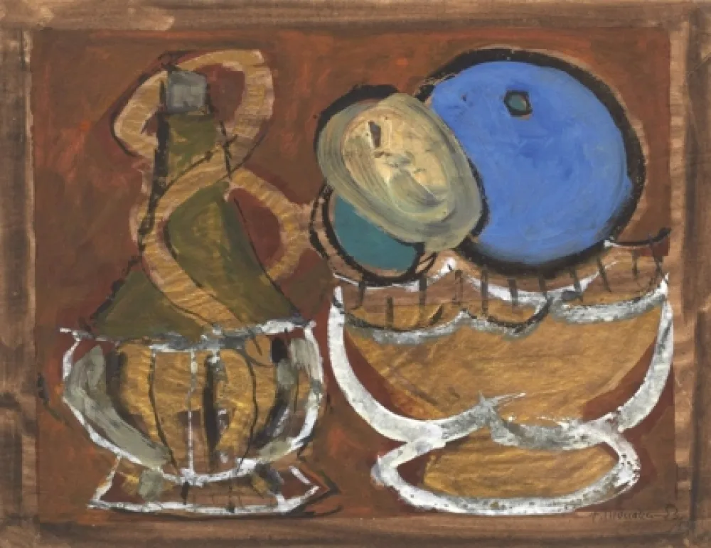 Нет Никаких Технических Mualla - Bouteille et coupe de fruit