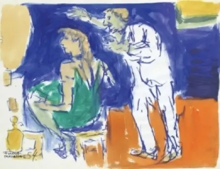 Нет Никаких Технических Mualla - Femme en vert chez le coiffeur