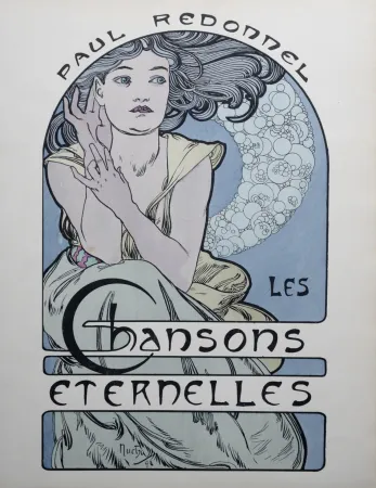 Литография Mucha - Chansons Eternelles, 1898