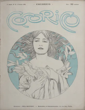 Литография Mucha - Cocorico, 1899