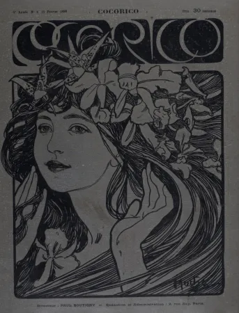 Литография Mucha - Cocorico, 1899