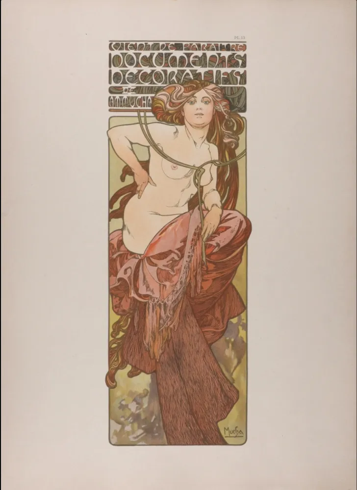 Литография Mucha - Documents Décoratifs