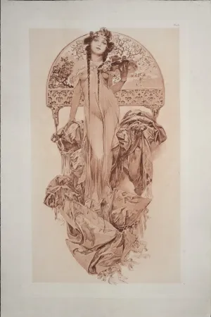 Литография Mucha - Documents Décoratifs, 1902 - PLATE 6