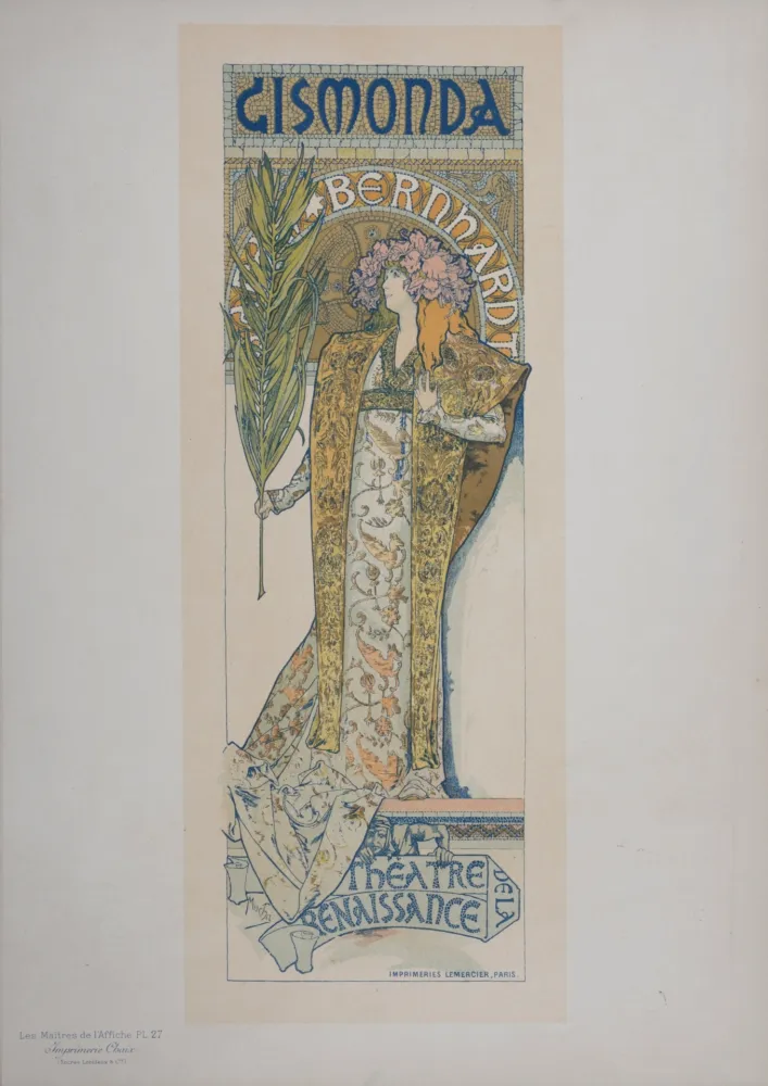 Литография Mucha - Gismonda - Les Maitres de L’Affiche, 1896