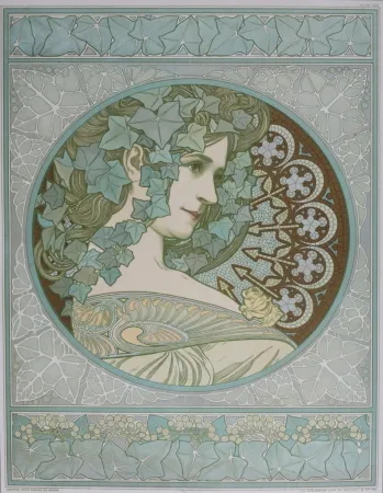 Литография Mucha - Henrietta Crosman