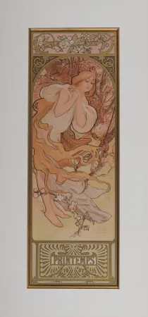 Литография Mucha - Le Printemps
