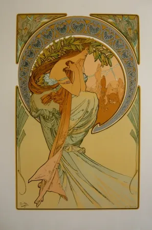 Литография Mucha - Les quatre saisons 2
