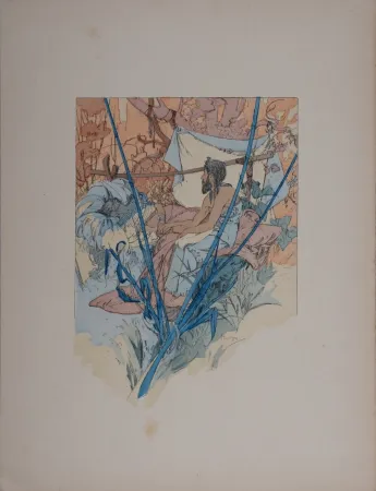 Литография Mucha - Rama, Poème dramatique en trois Actes