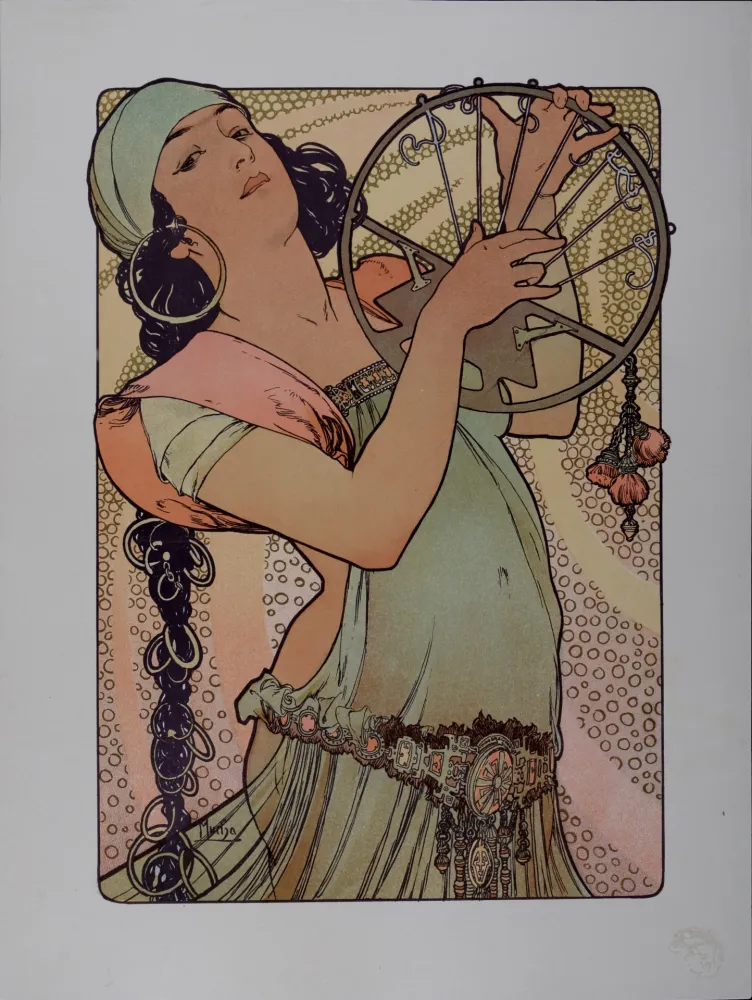 Литография Mucha - Salomé