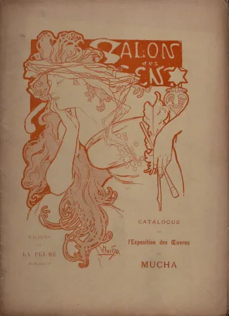 Иллюстрированная Книга Mucha - Salon des Cent, Exposition de l'œuvre de A. Mucha, 1897