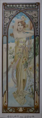 Литография Mucha - Times of the Day : Eclat du jour, 1899