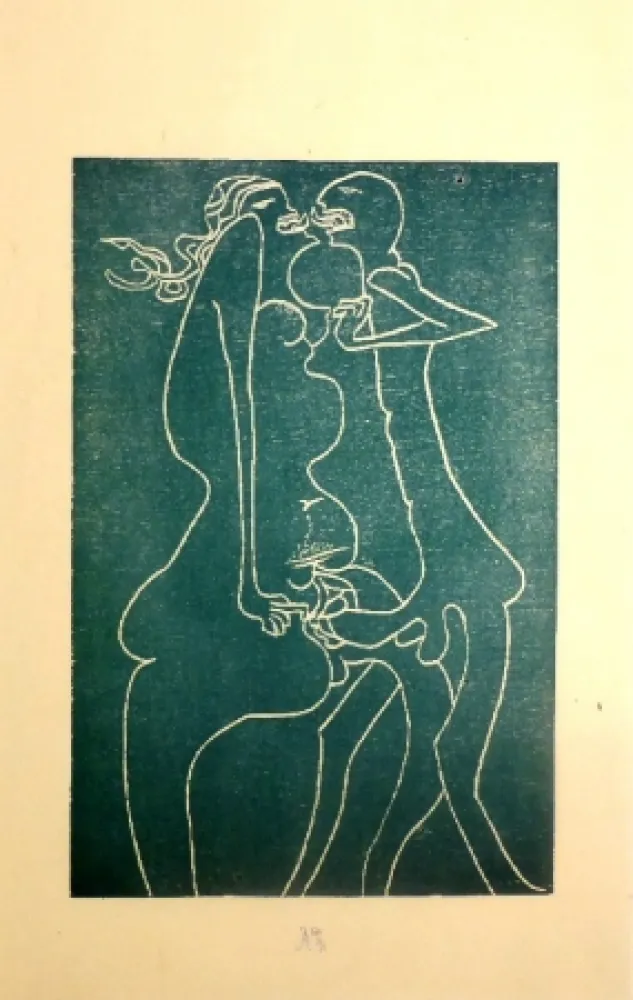 Гравюра На Дереве Müller - 13 Fois Elle et Moi