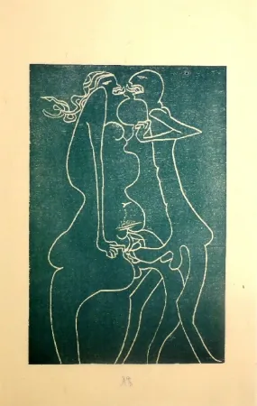 Гравюра На Дереве Müller - 13 Fois Elle et Moi