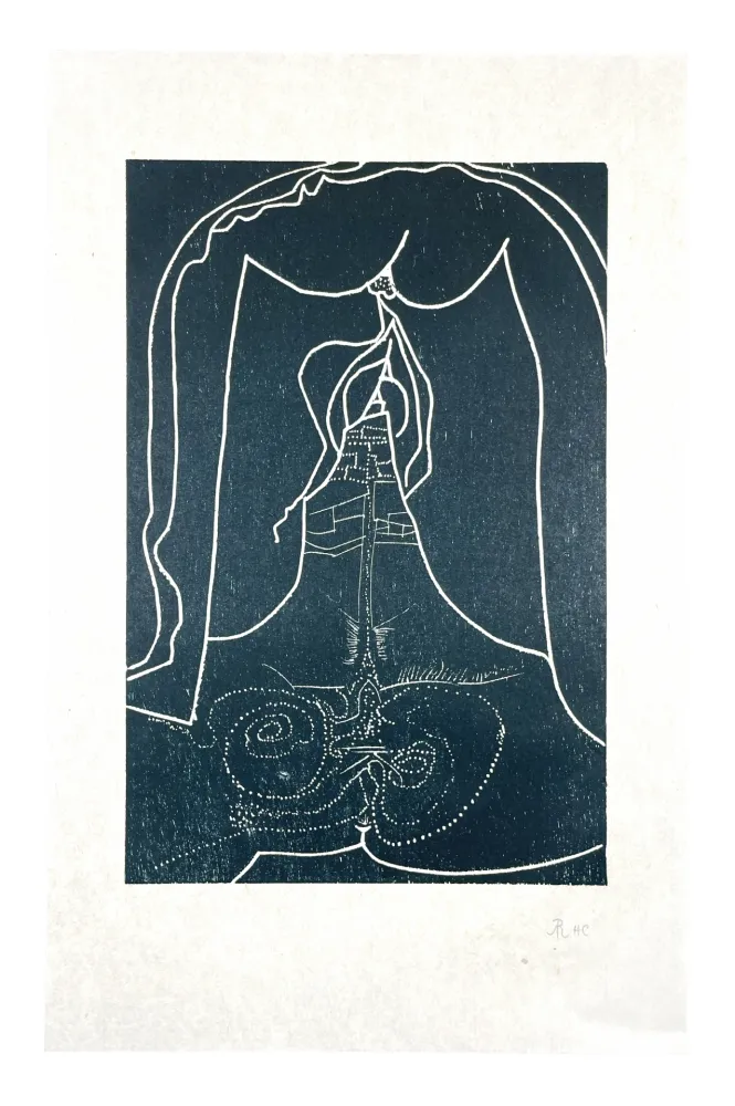 Гравюра На Дереве Müller - 13 FOIS ELLE ET MOI - BORNE