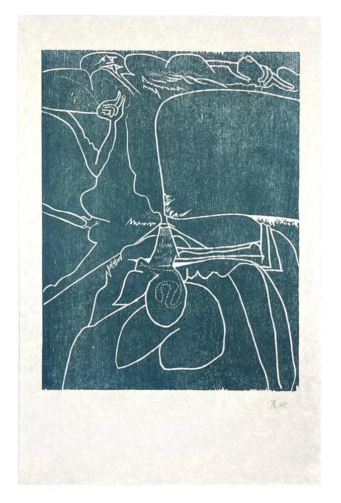 Гравюра На Дереве Müller - 13 FOIS ELLE ET MOI - LANGUE