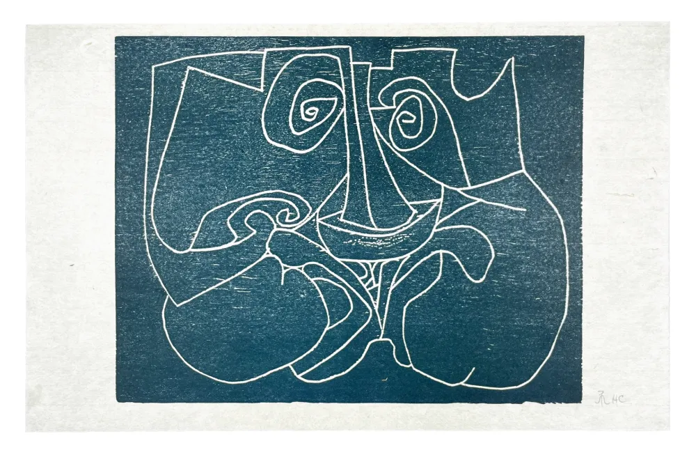 Гравюра На Дереве Müller - 13 FOIS ELLE ET MOI - MASQUE I