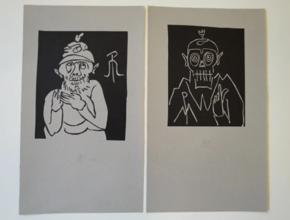 Литография Müller - 13 x Moa