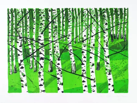 Литография Muller - Birkenwa?ldchen