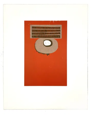 Гравюра На Дереве Müller - LIGNES MALIGNES - COLOPHON