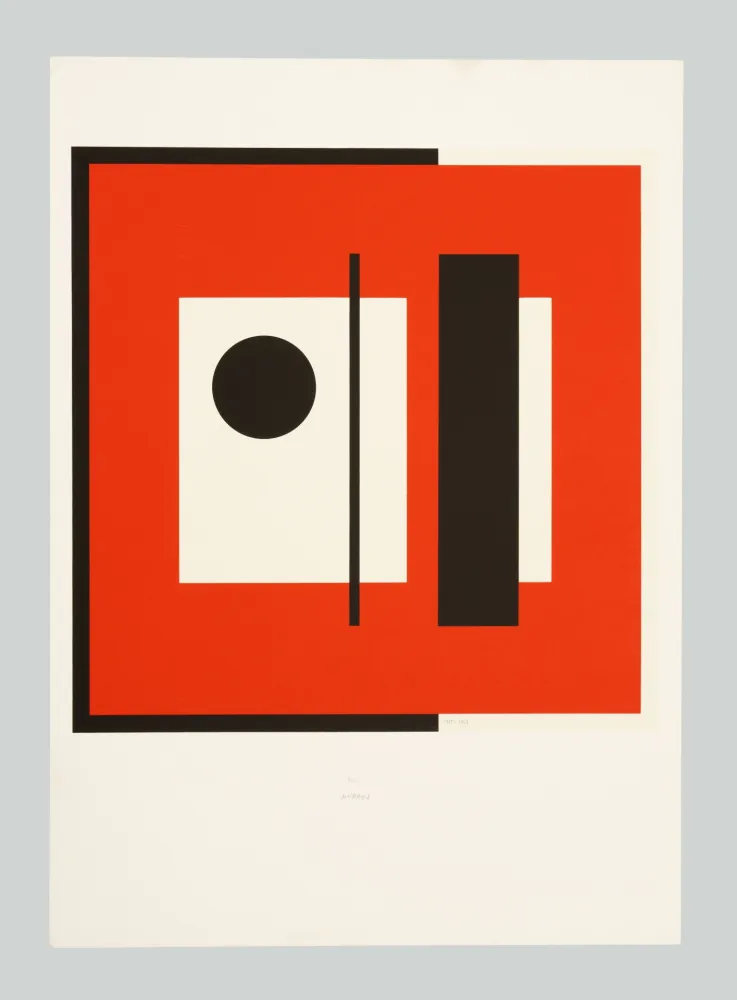 Сериграфия Munari - Anche la cornice