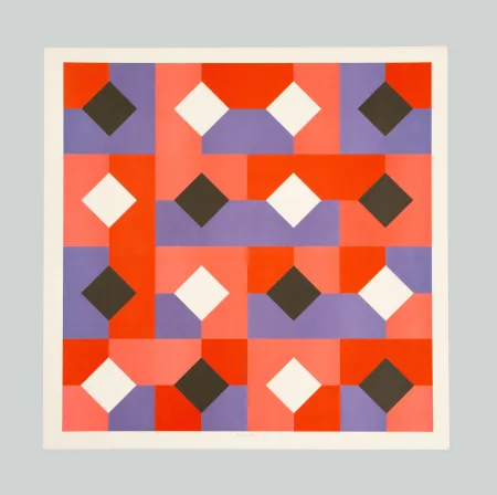 Литография Munari - Curve di Peano