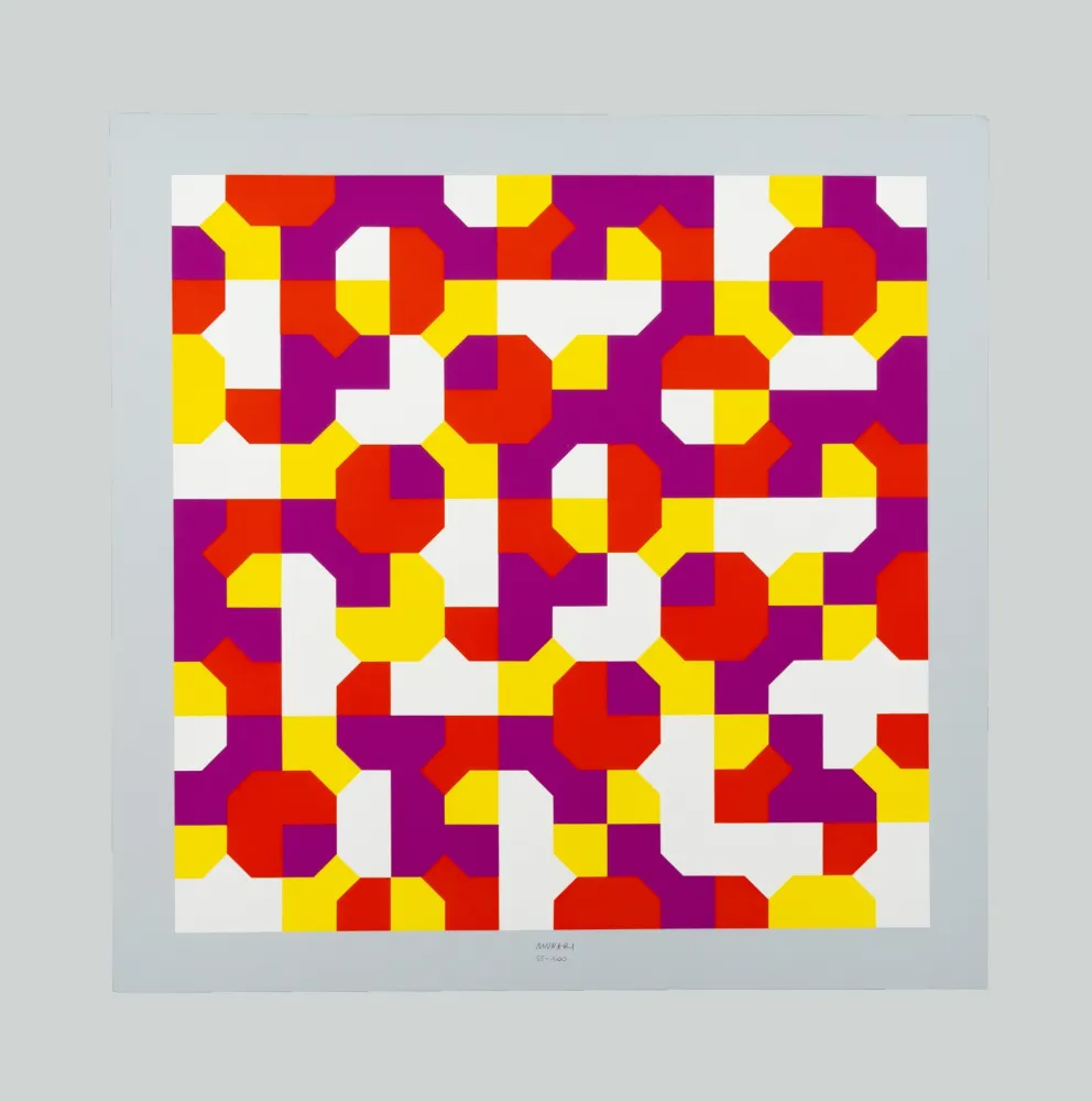 Сериграфия Munari - Curve di Peano