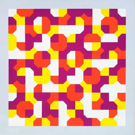 Сериграфия Munari - Curve di Peano