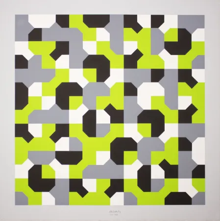 Сериграфия Munari - Curve di Peano