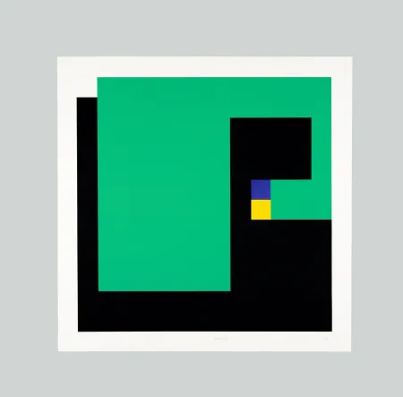 Сериграфия Munari - Positivo negativo