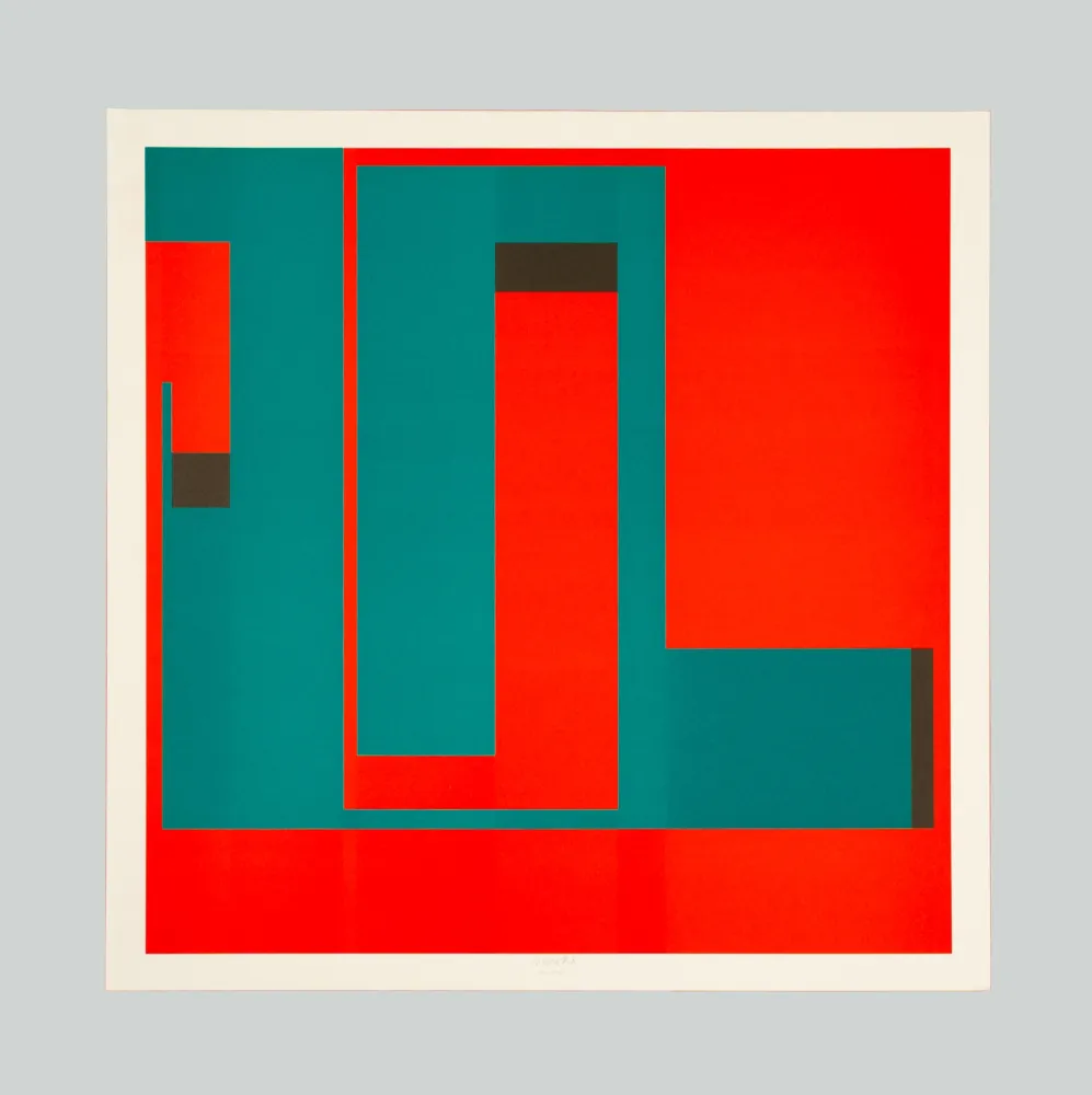 Литография Munari - Positivo negativo