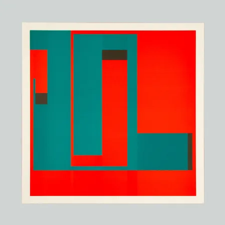 Литография Munari - Positivo negativo