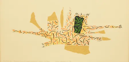 Сериграфия Munari - RICOSTRUZIONE TEORICA DI UN OGGETTO IMMAGINARIO