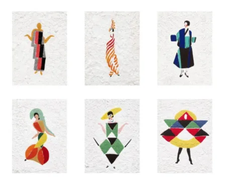 Многоэкземплярное Произведение Muniz - After Sonia Delaunay