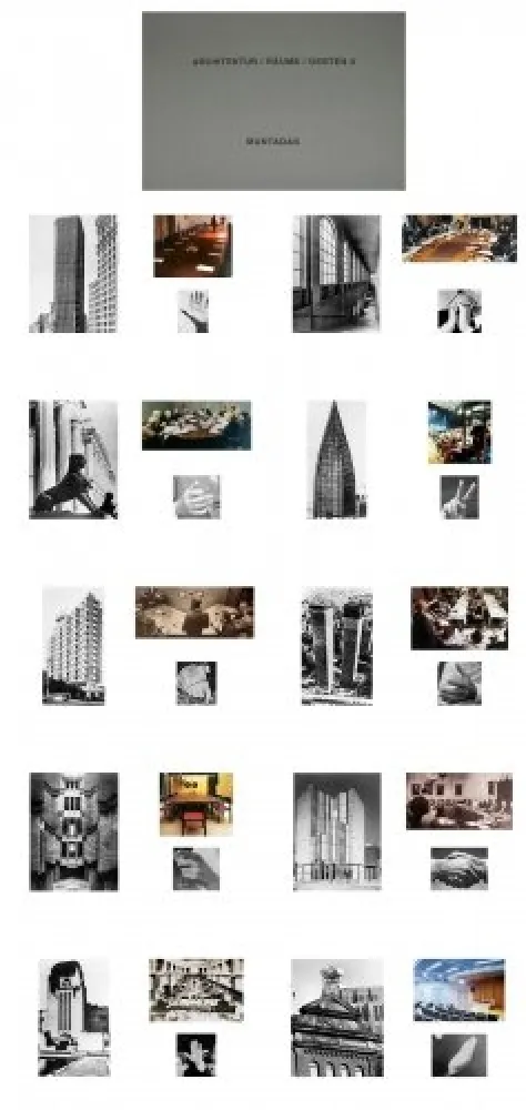 Многоэкземплярное Произведение Muntadas - Architektur / Räume / Gesten II