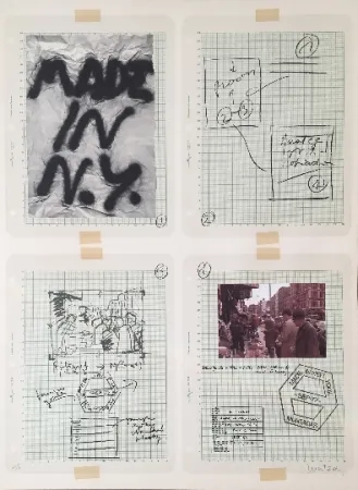 Литография Muntadas - Made in N.Y.