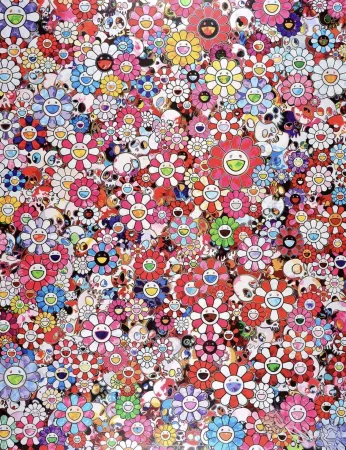 Литография Murakami - Dazzling circus: Embrace peace and darkness within thy heart