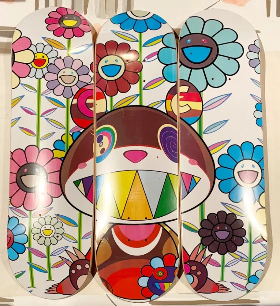 Сериграфия Murakami - Eden Skateboard Deck (Set of 3)