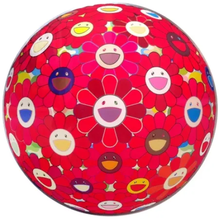 Литография Murakami - Flowerball Red Cliff