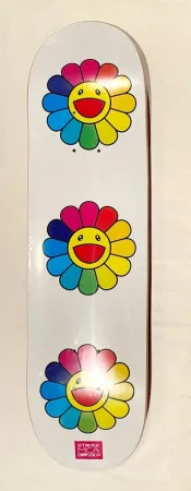 Сериграфия Murakami - Flowers Skate Deck