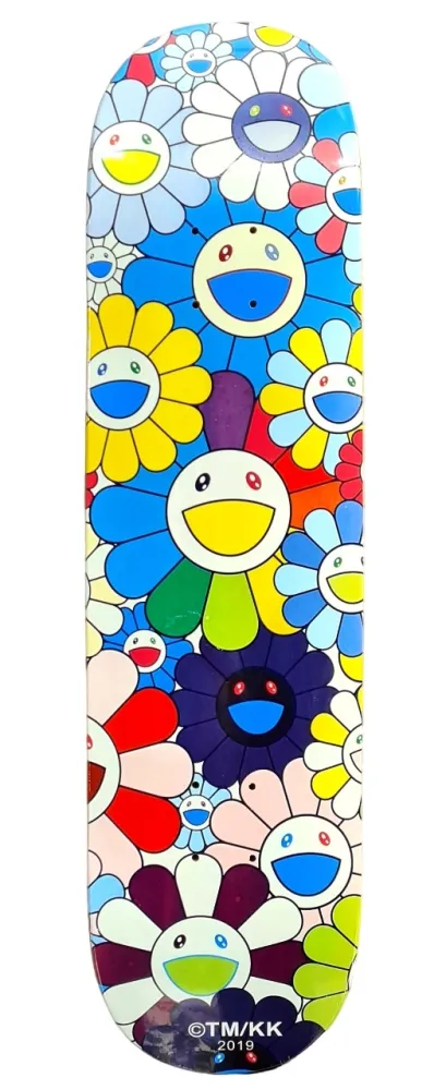 Сериграфия Murakami - Flowers Skate Deck
