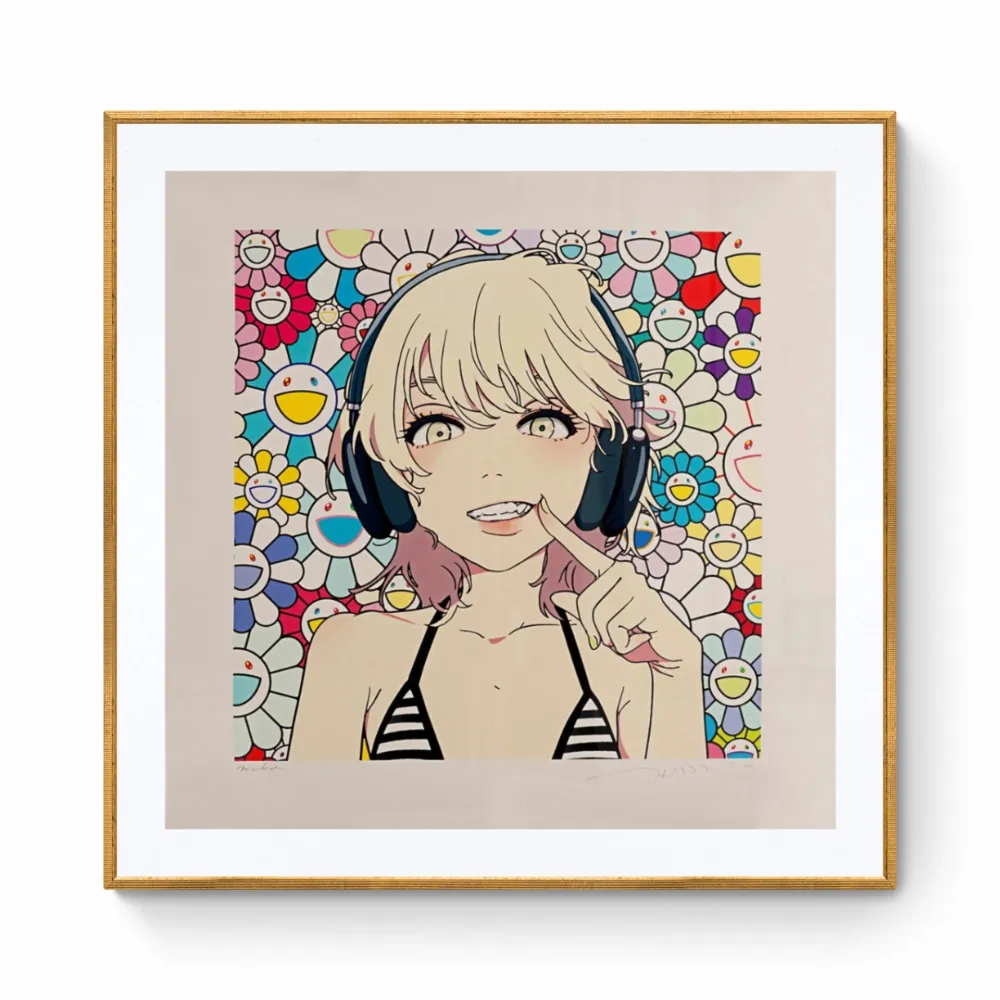 Сериграфия Murakami - Smile_01 w M.F