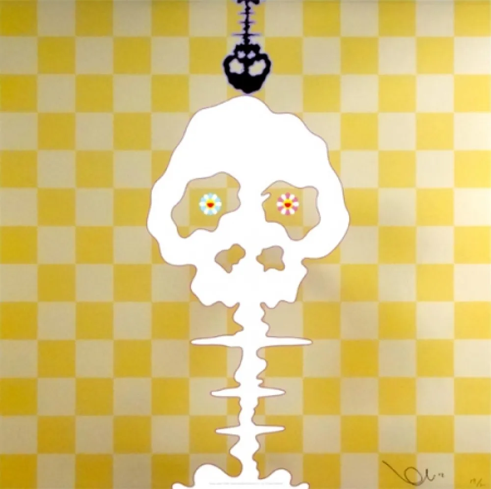 Литография Murakami - Time Bokan - Gold